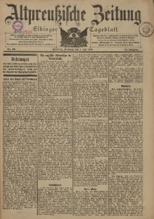 Altpreussische Zeitung, Nr. 151 Mittwoch 1 Juli 1903, 55. Jahrgang