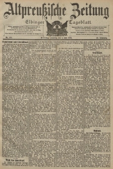 Altpreussische Zeitung, Nr. 156 Dienstag 7 Juli 1903, 55. Jahrgang