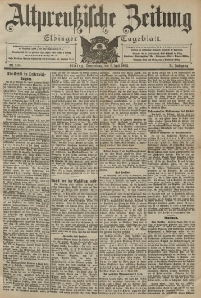 Altpreussische Zeitung, Nr. 158 Donnerstag 9 Juli 1903, 55. Jahrgang