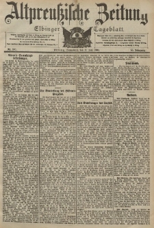 Altpreussische Zeitung, Nr. 160 Sonnabend 11 Juli 1903, 55. Jahrgang