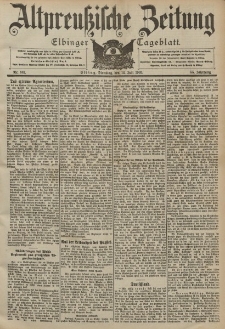 Altpreussische Zeitung, Nr. 162 Dienstag 14 Juli 1903, 55. Jahrgang