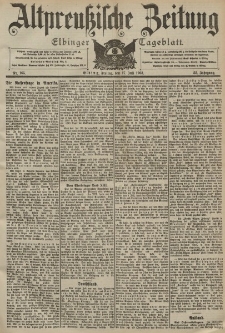 Altpreussische Zeitung, Nr. 165 Freitag 17 Juli 1903, 55. Jahrgang