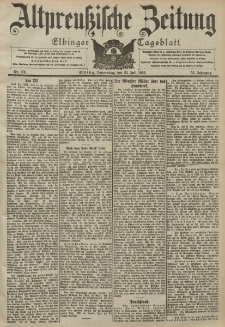 Altpreussische Zeitung, Nr. 170 Donnerstag 23 Juli 1903, 55. Jahrgang