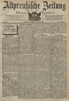 Altpreussische Zeitung, Nr. 171 Freitag 24 Juli 1903, 55. Jahrgang