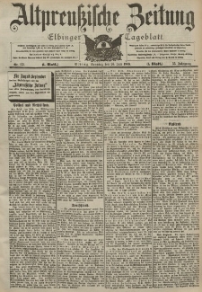 Altpreussische Zeitung, Nr. 173 Sonntag 26 Juli 1903, 55. Jahrgang