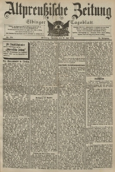 Altpreussische Zeitung, Nr. 174 Dienstag 28 Juli 1903, 55. Jahrgang