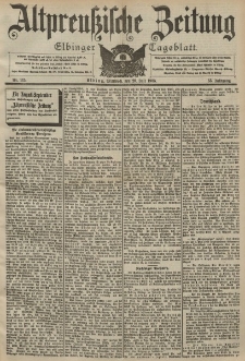 Altpreussische Zeitung, Nr. 175 Mittwoch 29 Juli 1903, 55. Jahrgang