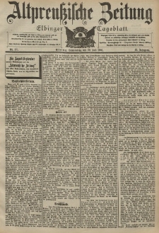 Altpreussische Zeitung, Nr. 176 Donnerstag 30 Juli 1903, 55. Jahrgang