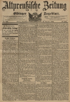 Altpreussische Zeitung, Nr. 280 Sonnabend 29 November 1896, 48. Jahrgang
