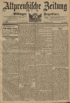 Altpreussische Zeitung, Nr. 286 Sonnabend 5 Dezember 1896, 48. Jahrgang