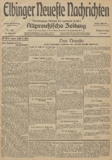 Elbinger Neueste Nachrichten, Nr. 185 Donnerstag 9 Juli 1914 66. Jahrgang