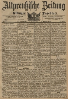 Altpreussische Zeitung, Nr. 288 Dienstag 8 Dezember 1896, 48. Jahrgang