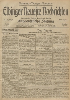 Elbinger Neueste Nachrichten, Nr. 188 Sonntag 12 Juli 1914 66. Jahrgang