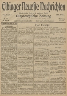 Elbinger Neueste Nachrichten, Nr. 191 Mittwoch 15 Juli 1914 66. Jahrgang
