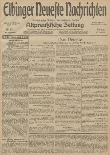 Elbinger Neueste Nachrichten, Nr. 193 Freitag 17 Juli 1914 66. Jahrgang