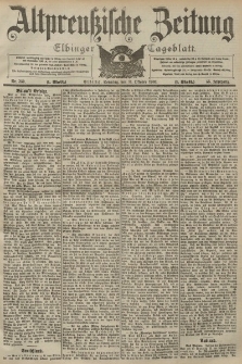 Altpreussische Zeitung, Nr. 239 Sonntag 11 Oktober 1903, 55. Jahrgang