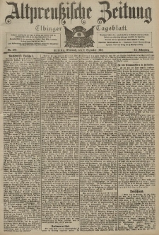 Altpreussische Zeitung, Nr. 288 Mittwoch 9 Dezember 1903, 55. Jahrgang