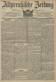 Altpreussische Zeitung, Nr. 295 Donnerstag 17 Dezember 1903, 55. Jahrgang