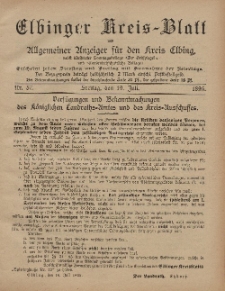 Kreis-Blatt des Königlich Preußischen Landraths-Amtes zu Elbing, Nr. 57 Freitag 19 Juli 1895