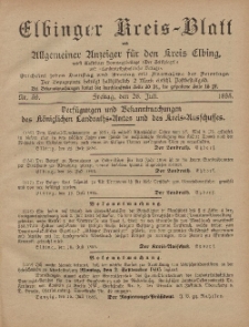 Kreis-Blatt des Königlich Preußischen Landraths-Amtes zu Elbing, Nr. 59 Freitag 26 Juli 1895