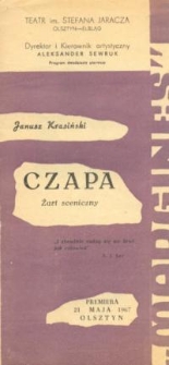 Czapa - program teatralny