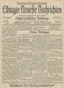 Elbinger Neueste Nachrichten, Nr. 251 Sonntag 13 September 1914 66. Jahrgang