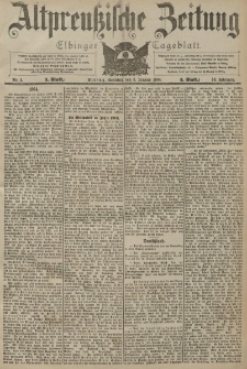 Altpreussische Zeitung, Nr. 2 Sonntag 3 Januar 1904, 56. Jahrgang