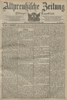Altpreussische Zeitung, Nr. 24 Freitag 29 Januar 1904, 56. Jahrgang