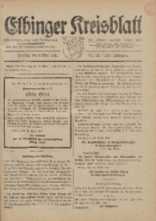 Kreis-Blatt des Königlich Preußischen Landraths-Amtes zu Elbing, Nr. 31 / 123 Jahrgang, Freitag 2 Mai 1941