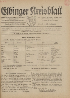 Kreis-Blatt des Königlich Preußischen Landraths-Amtes zu Elbing, Nr. 43 / 123 Jahrgang, Dienstag 17 Juni 1941