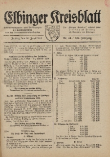 Kreis-Blatt des Königlich Preußischen Landraths-Amtes zu Elbing, Nr. 44 / 123 Jahrgang, Freitag 20 Juni 1941
