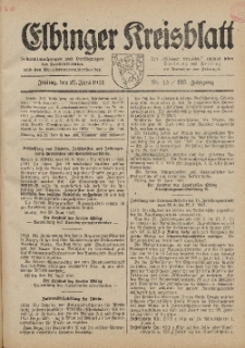 Kreis-Blatt des Königlich Preußischen Landraths-Amtes zu Elbing, Nr. 45 / 123 Jahrgang, Freitag 27 Juni 1941