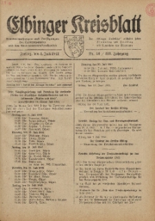 Kreis-Blatt des Königlich Preußischen Landraths-Amtes zu Elbing, Nr. 46 / 123 Jahrgang, Freitag 4 Juli 1941