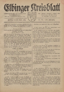Kreis-Blatt des Königlich Preußischen Landraths-Amtes zu Elbing, Nr. 64 / 123 Jahrgang, Freitag 19 September 1941
