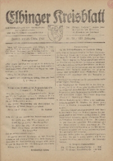 Kreis-Blatt des Königlich Preußischen Landraths-Amtes zu Elbing, Nr. 73 / 123 Jahrgang, Freitag 24 Oktober 1941