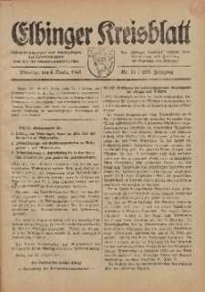 Kreis-Blatt des Königlich Preußischen Landraths-Amtes zu Elbing, Nr. 76 / 123 Jahrgang, Dienstag 4 November 1941