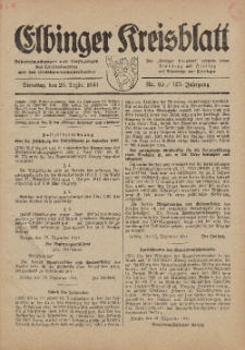Kreis-Blatt des Königlich Preußischen Landraths-Amtes zu Elbing, Nr. 85 / 123 Jahrgang, Dienstag 23 Dezember 1941