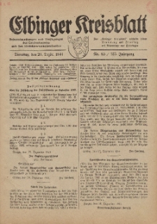 Kreis-Blatt des Königlich Preußischen Landraths-Amtes zu Elbing, Nr. 85 / 123 Jahrgang, Dienstag 23 Dezember 1941