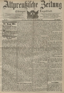 Altpreussische Zeitung, Nr. 47 Donnerstag 25 Februar 1904, 56. Jahrgang