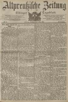 Altpreussische Zeitung, Nr. 51 Dienstag 1 März 1904, 56. Jahrgang