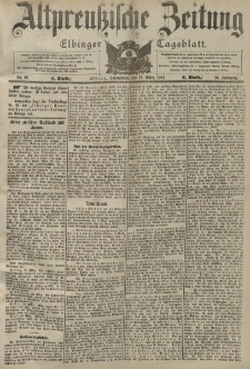 Altpreussische Zeitung, Nr. 67 Sonnabend 19 März 1904, 56. Jahrgang