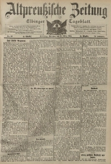 Altpreussische Zeitung, Nr. 68 Sonntag 20 März 1904, 56. Jahrgang