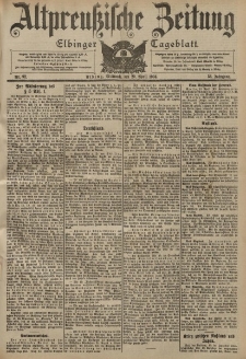 Altpreussische Zeitung, Nr. 92 Mittwoch 20 April 1904, 56. Jahrgang