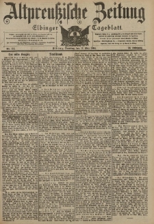 Altpreussische Zeitung, Nr. 114 Dienstag 17 Mai 1904, 56. Jahrgang