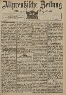 Altpreussische Zeitung, Nr. 117 Freitag 20 Mai 1904, 56. Jahrgang