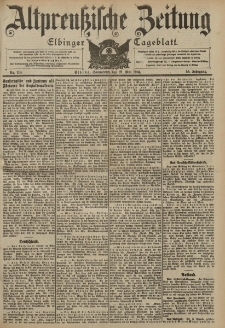 Altpreussische Zeitung, Nr. 118 Sonnabend 21 Mai 1904, 56. Jahrgang