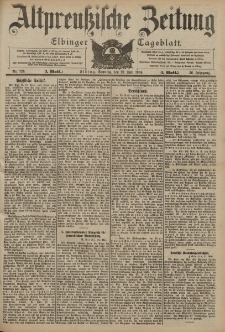 Altpreussische Zeitung, Nr. 124 Sonntag 29 Mai 1904, 56. Jahrgang