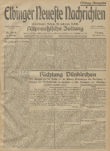 Elbinger Neueste Nachrichten, Nr. 294 Montag 26 Oktober 1914 66. Jahrgang