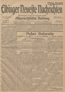 Elbinger Neueste Nachrichten, Nr. 295 Dienstag 27 Oktober 1914 66. Jahrgang