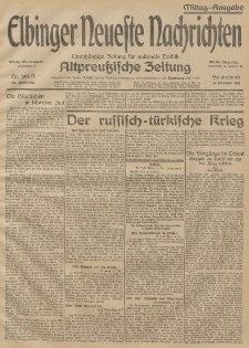 Elbinger Neueste Nachrichten, Nr. 299 Sonnabend 31 Oktober 1914 66. Jahrgang